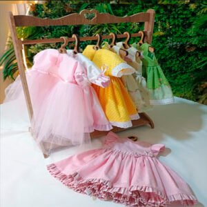 Vestido para boneca até 40cm