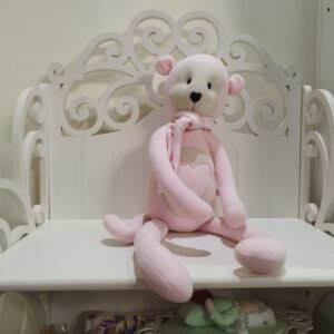 MACAQUINHO PELUCIA ROSA